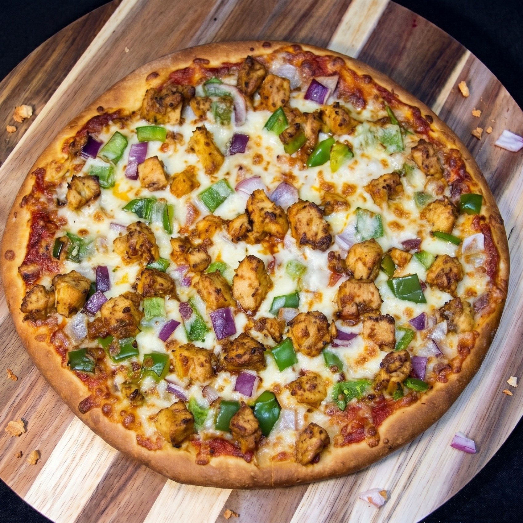 Dhoom Tandoori Chicken Pizza.