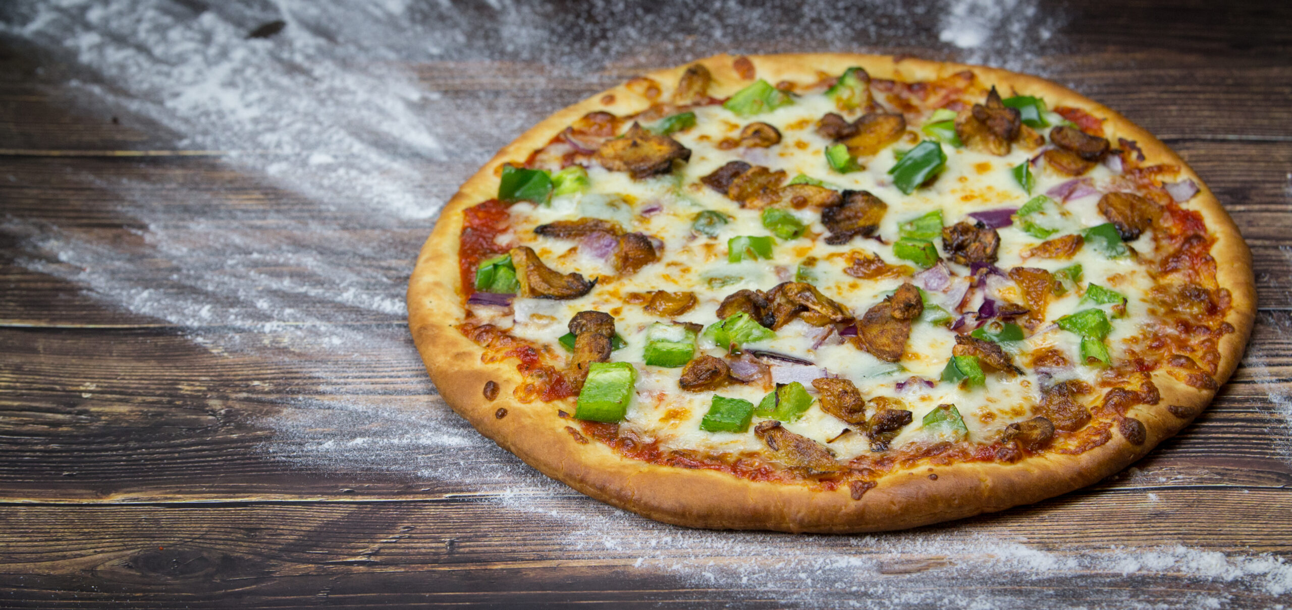 Garlic Veggie Pizza