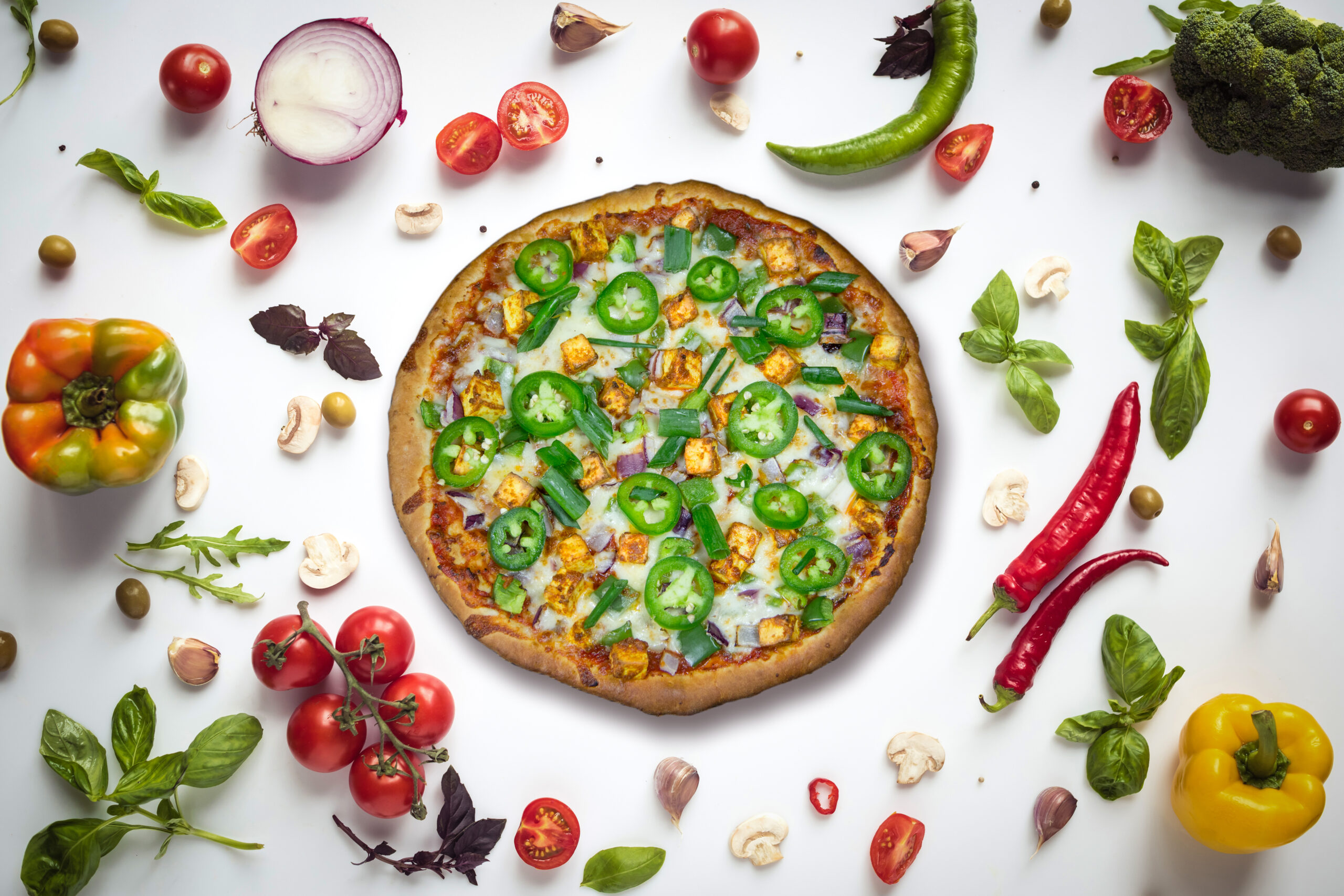 Masala Chilli Paneer Pizza