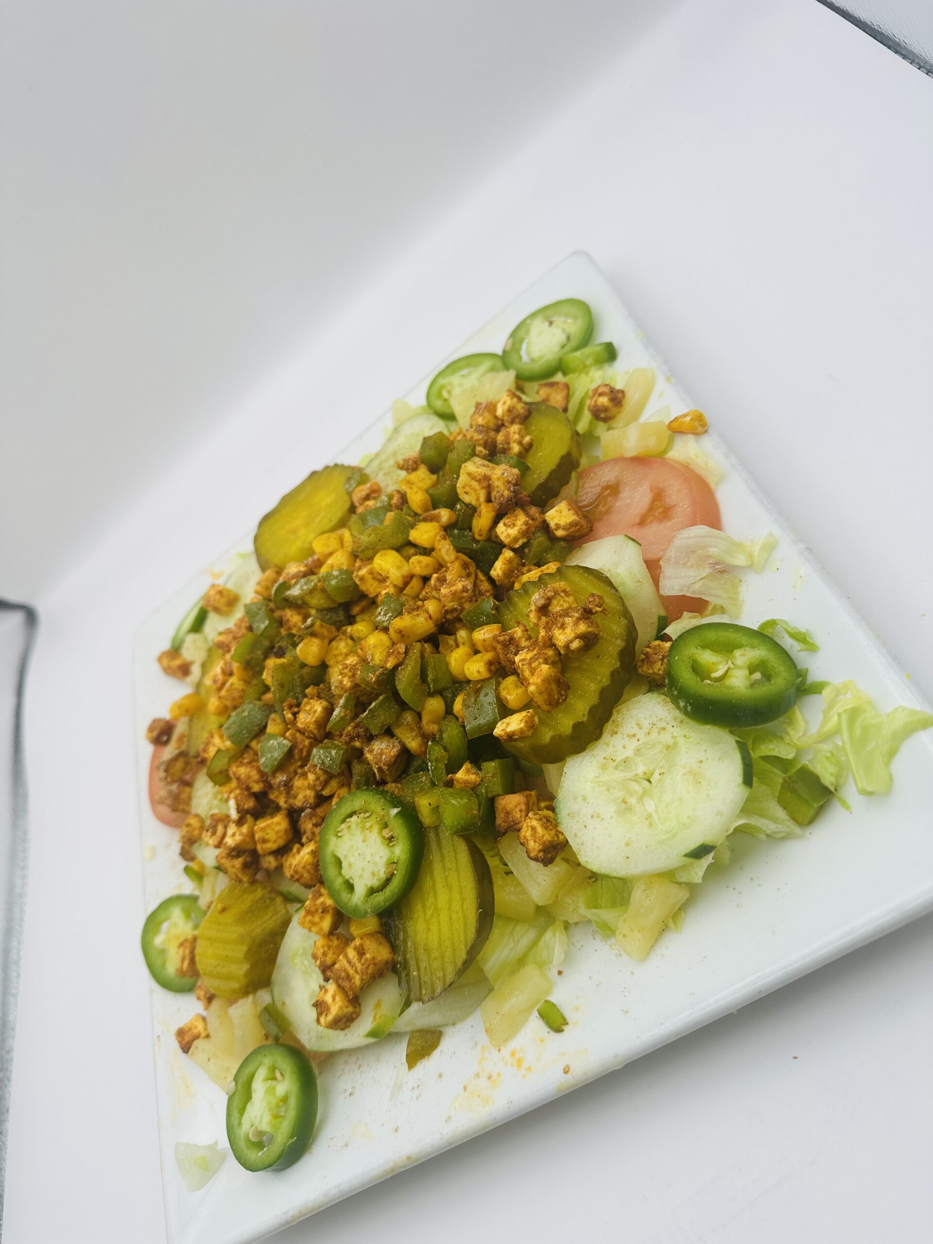 Jain Tava Paneer Salad